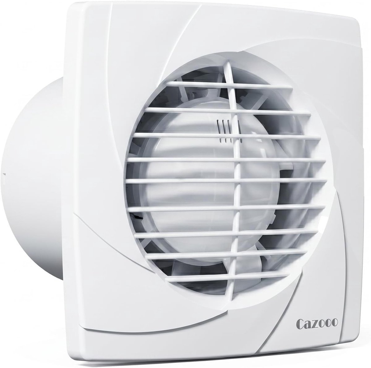 Badkamerventilator - Wit - Kleine - Stille Afvoerventilator met Wand- of Raammontage - Voor Badkamer en Keuken