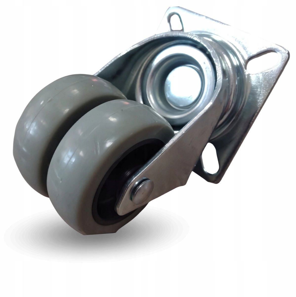 Dubbel Zwenkwiel 50mm Polyurethaan 100kg - Set van 1