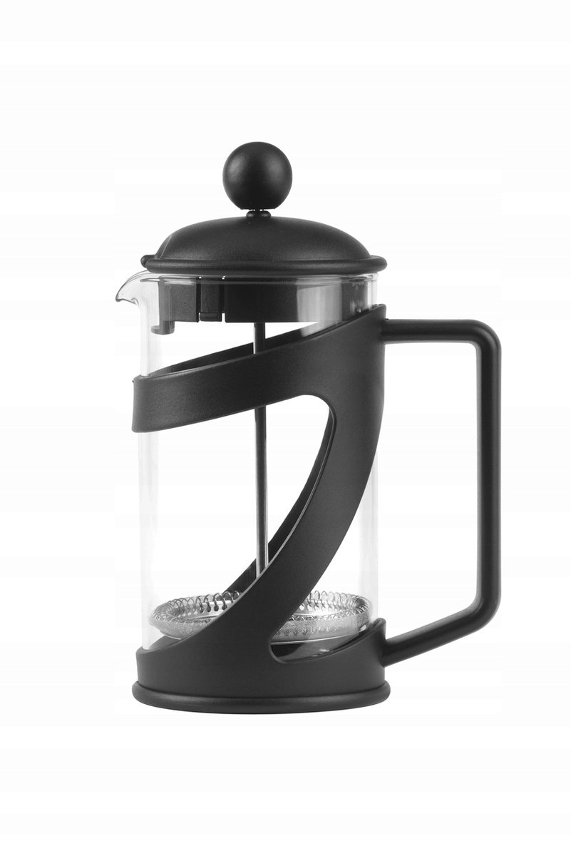 Berretti Brocca Glazen Koffie- en Theepot met Plunger 0,6L