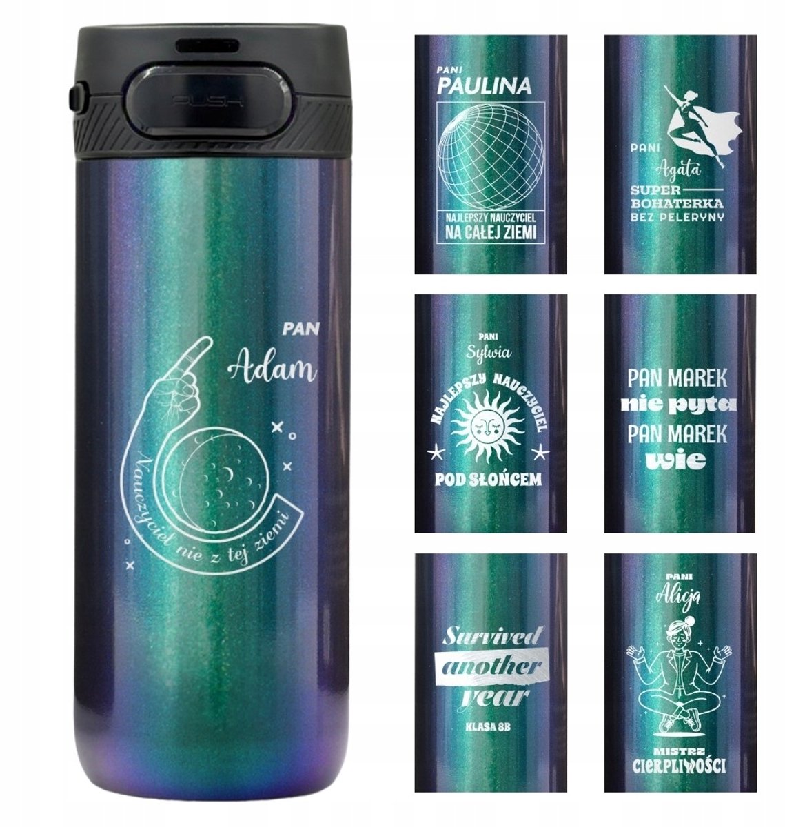 Gepersonaliseerde Thermosbeker Leraar - Perfect Cadeau