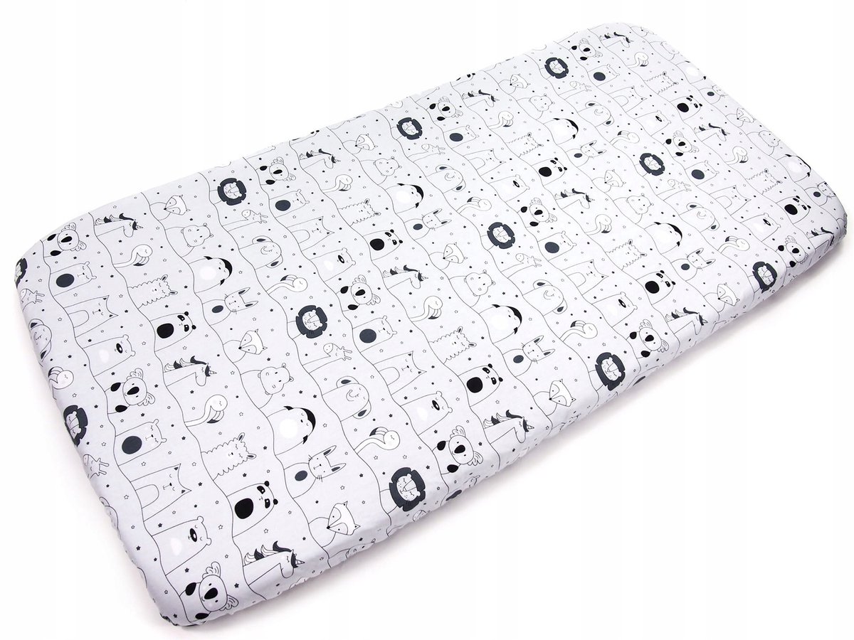 Hoeslaken Katoen 58x110 cm met Elastiek voor Babybedje