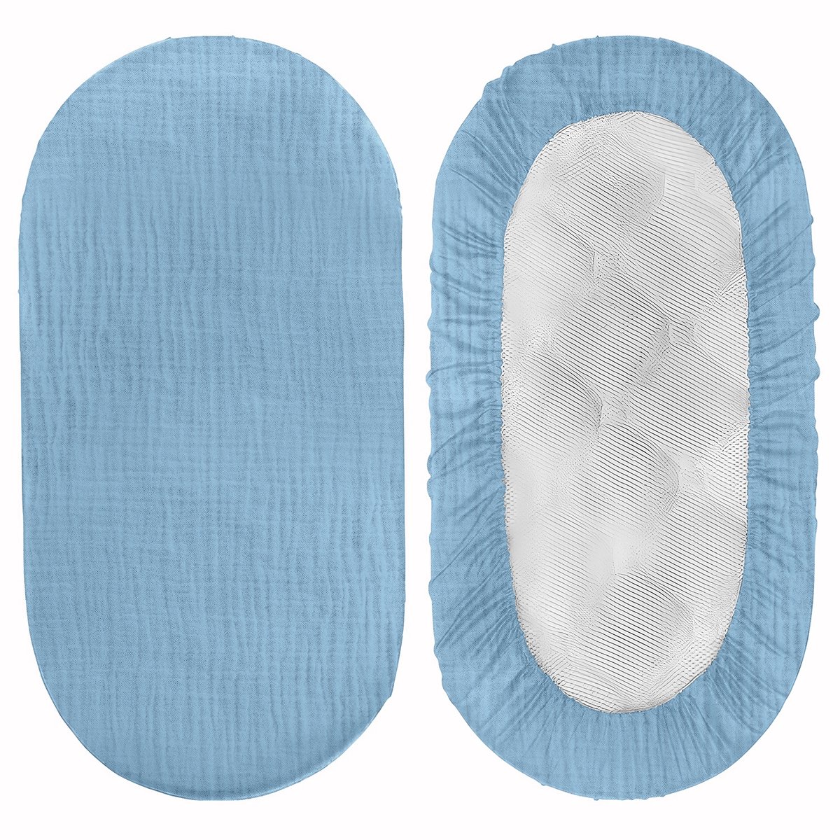 Babymatras Hoeslaken 38x80 cm - geschikte Muslin, Nederlands Product