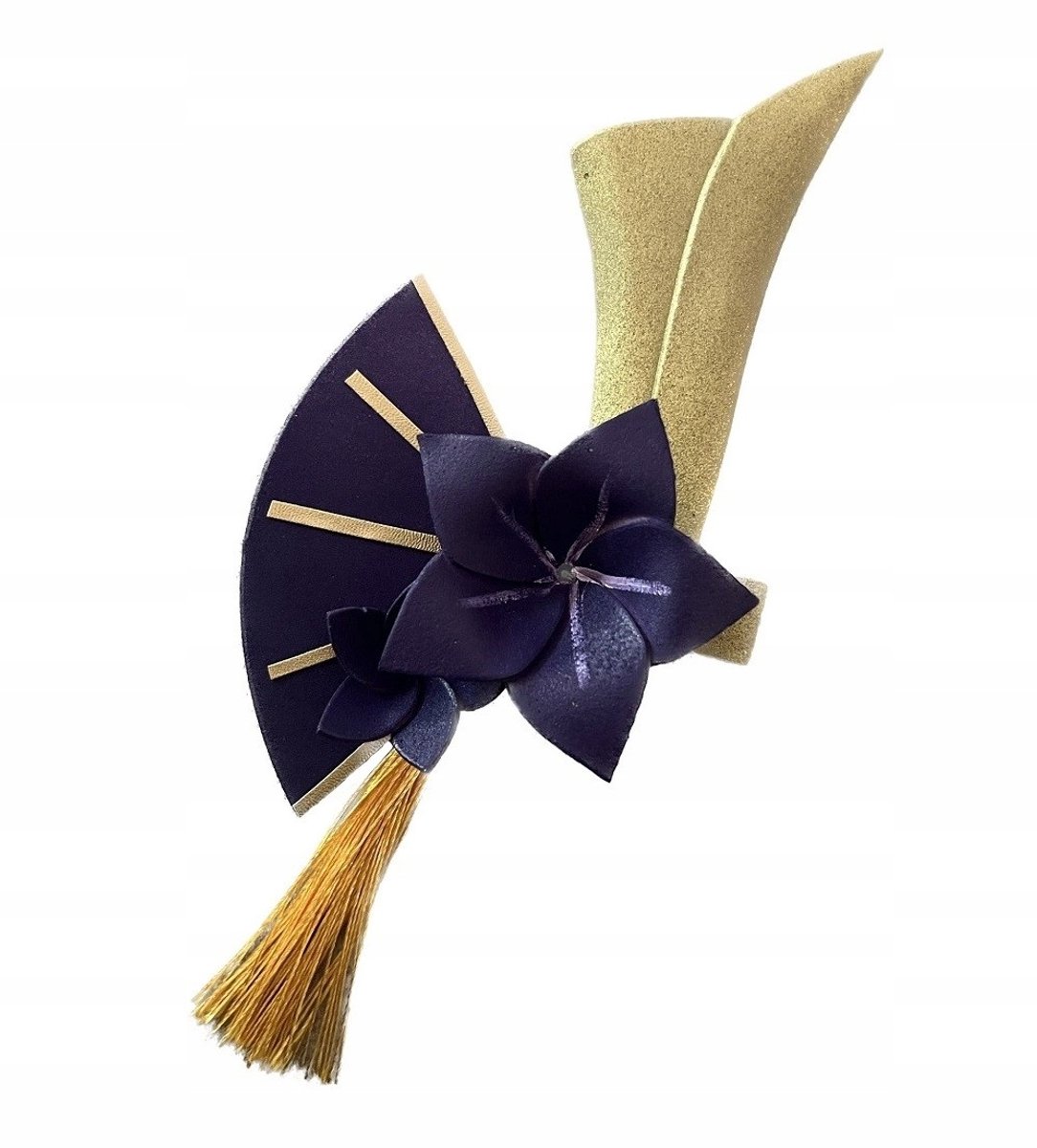Haarclip Raiden Shogun Anime Cosplay Accessoire