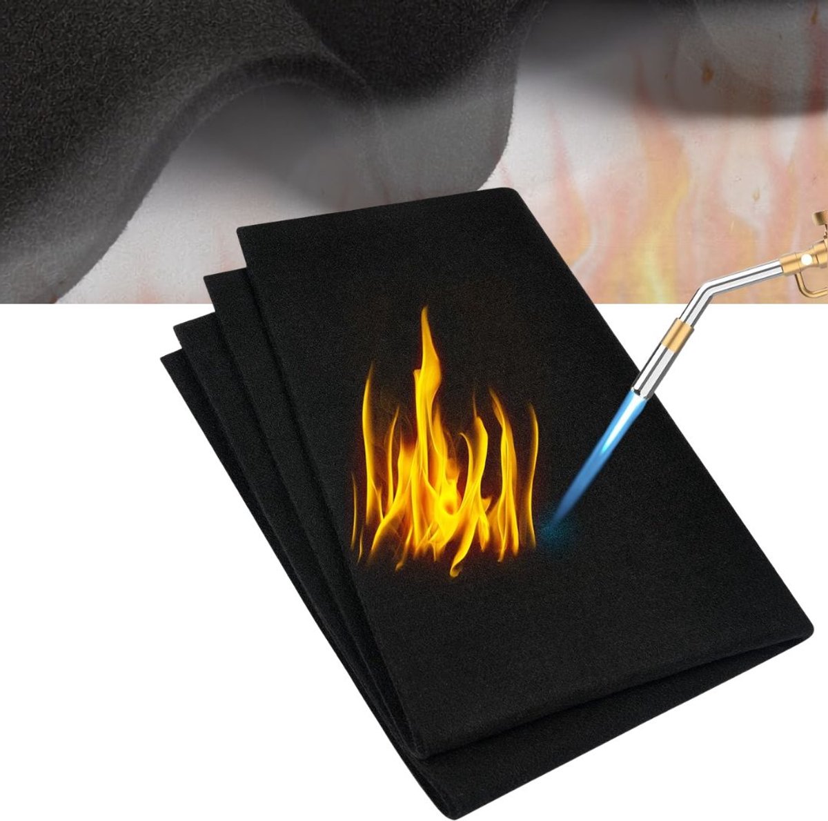 Zavio® Vuurvaste Mat - Hittebestendige Haardmat - Open Haard