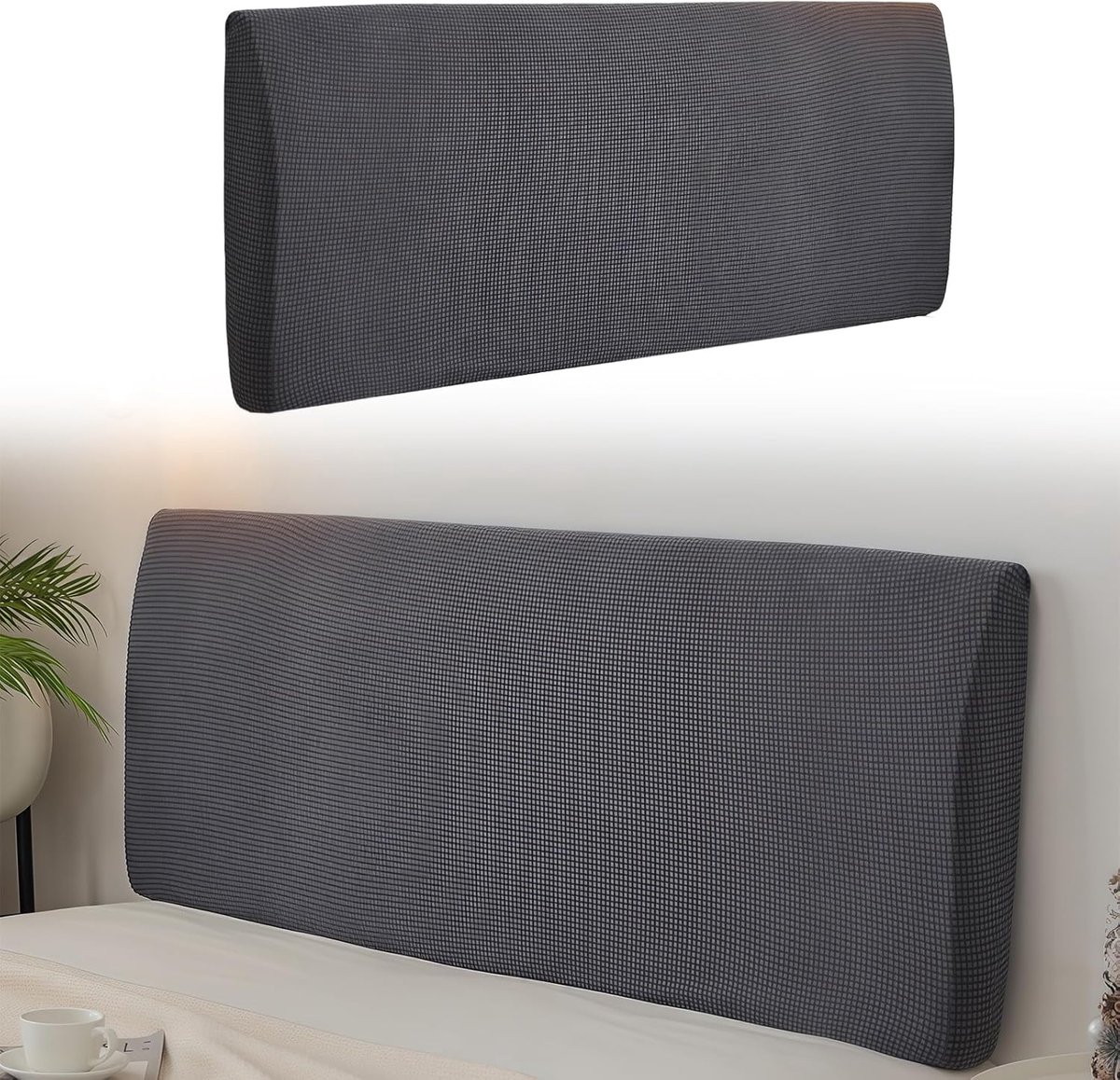 Hoofdbordcover 50-70 cm - rekbaar, zacht en dik - stofbescherming - ideale bescherming voor slaapkamer - ShopVlot