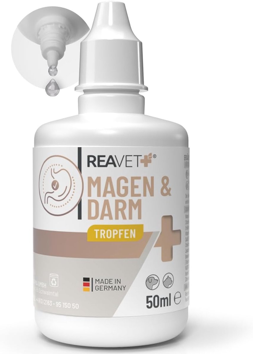 Maag & darm druppelvloeistof 50 ml - natuurlijke darmregulering - ondersteunt darmflora - bij diarree of winderigheid - ShopVlot