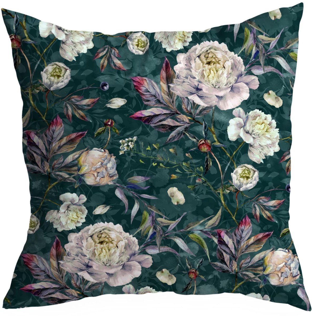 Decoratieve kussenhoes 50x50 cm, merkloos, zachte stof, met rits
