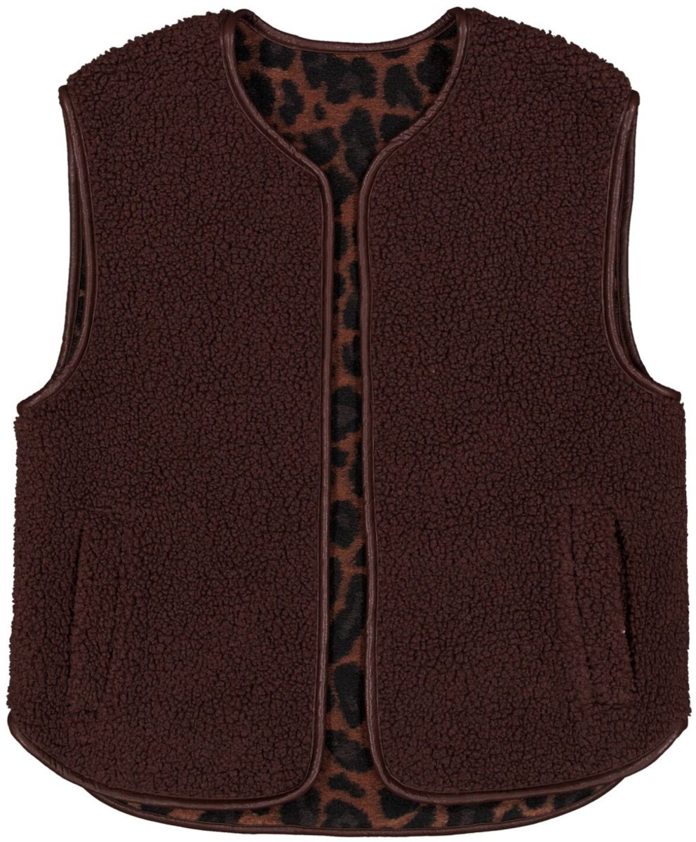 Garcia Gilet Omkeerbaar Gilet U260097 4478-hazel Bloom Dames Maat - 3XL