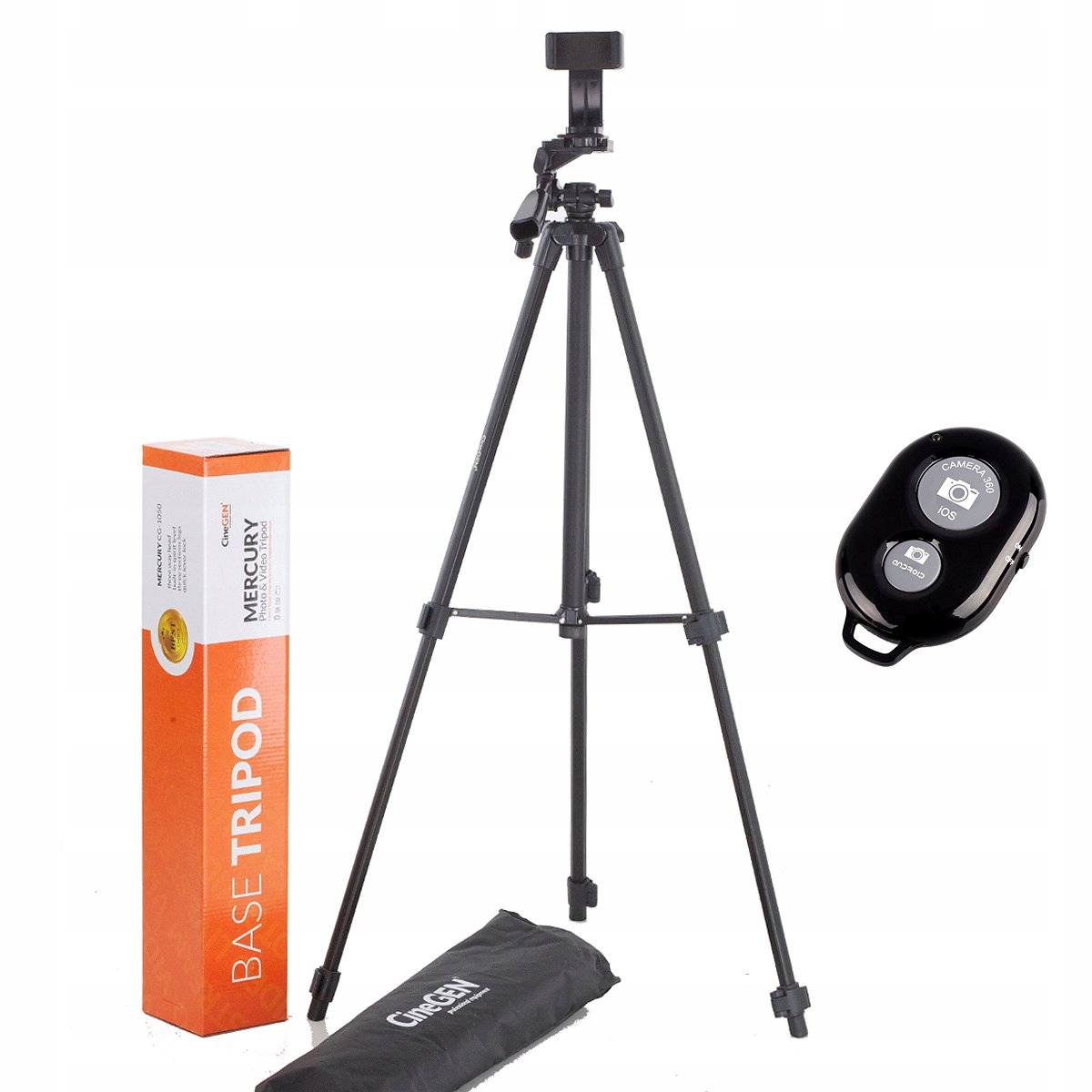 Mercury CG-1050 Statief met Bluetooth Afstandsbediening voor Smartphone & Camera