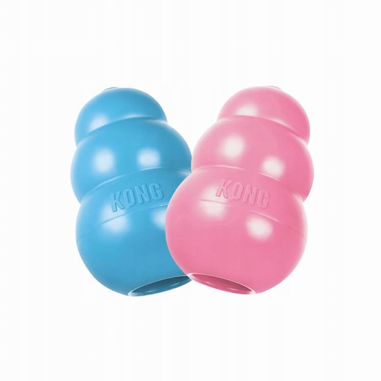 Kong Puppy XS - word assorti geleverd in het Roze of Blauw