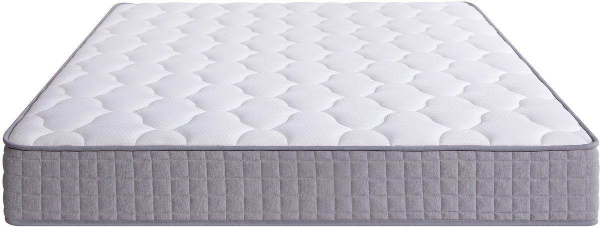 Wishdor Pocketveringmatras 25 cm - 7 zones - H3 - 868 veren - Ventilerend - Met 4 handgrepen - Koudschuim - Anti huisstofmijt - Wit - 180 x 200 cm