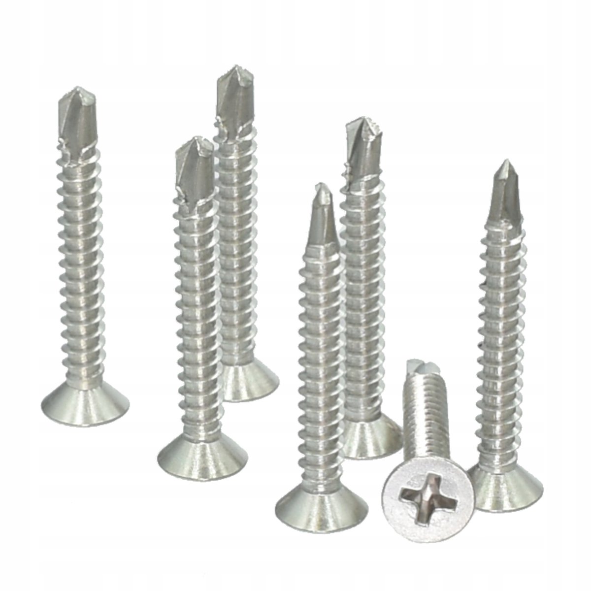 Zelfborende Schroeven RVS Kegel 3,9x32mm - 10 Stuks