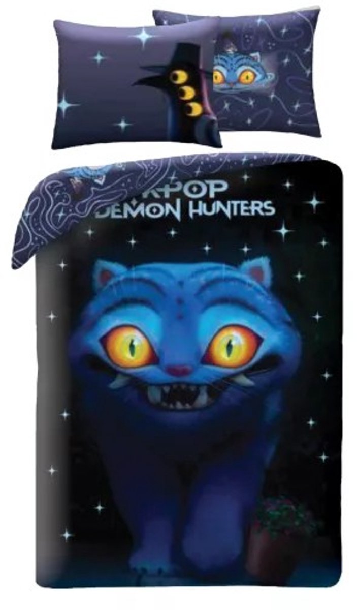 K-pop Demon Hunters dekbedovertrek Derpy 140 x 200 cm - Polyester