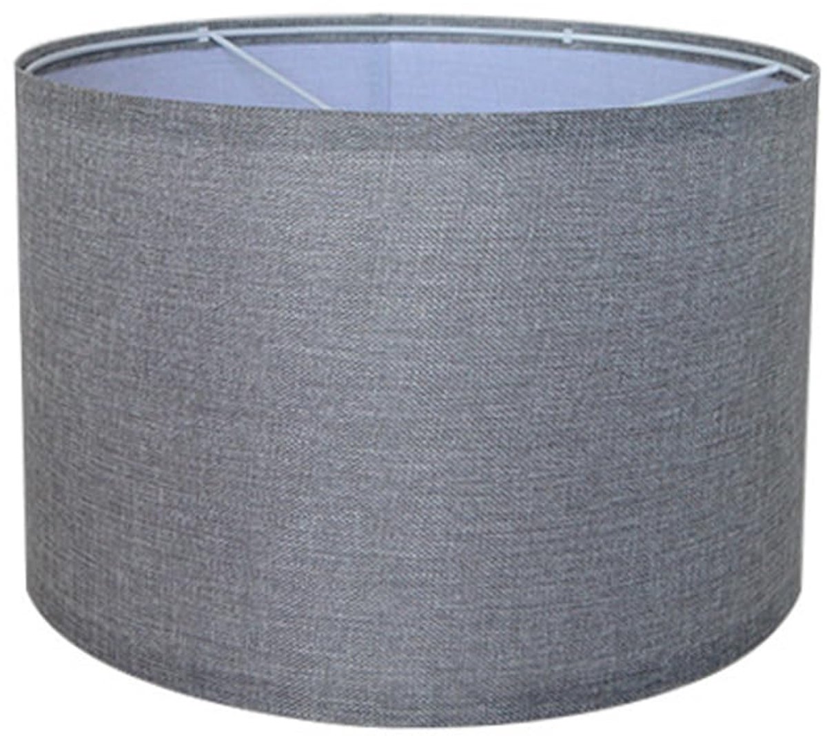WIBELRYUSN Stoffen lampenkap van linnen, middelgrote trommel, lampenkap voor staande lamp, hanglamp en tafellamp - ShopVlot