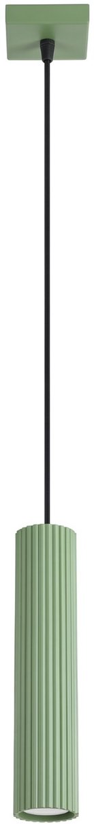 Sollux Lighting Hanglamp KARBON - GU10 - salie - aluminium - 8x8x118cm