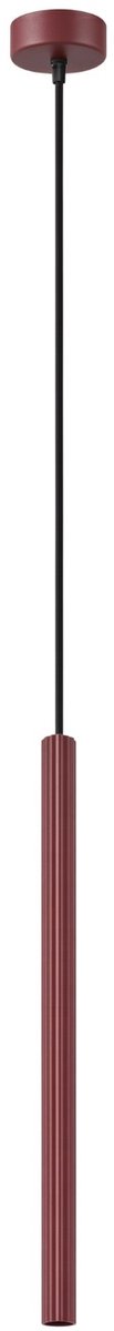 Sollux Lighting Hanglamp Arche - G9 - bourgondië - staal - 8x8x120cm