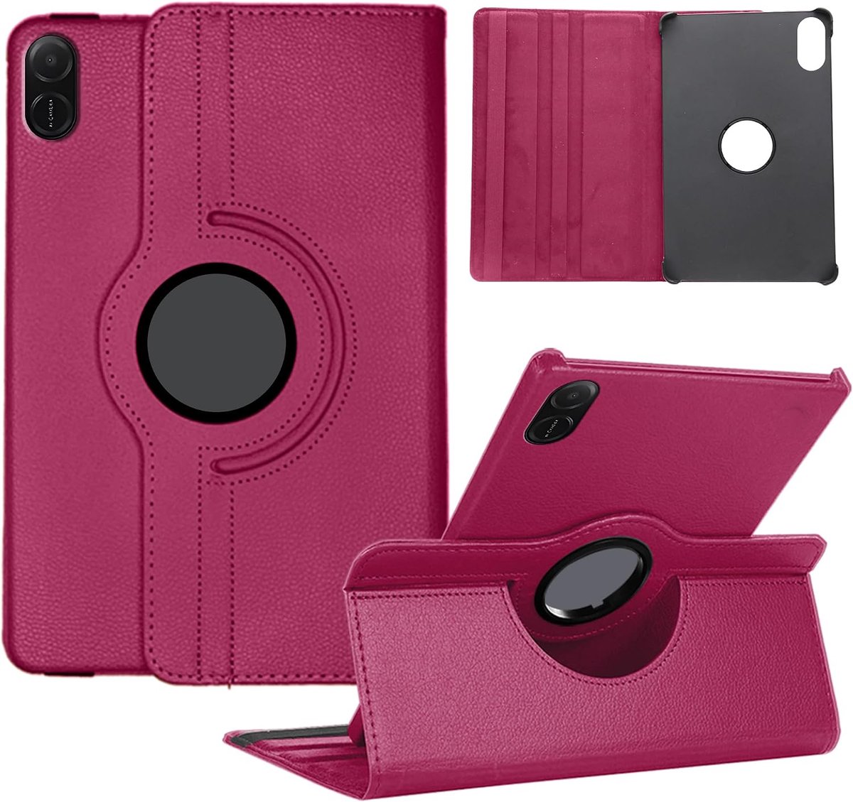 Case Compatible with Honor Pad X8a 11 inch Tablet 2024, 360° Rotatable Multi-Angle PU Leather Protective Case - ShopVlot