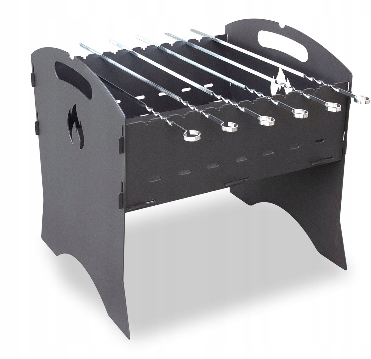 Opvouwbare Koolgrill 40x34x45cm - Stevig & Draagbaar