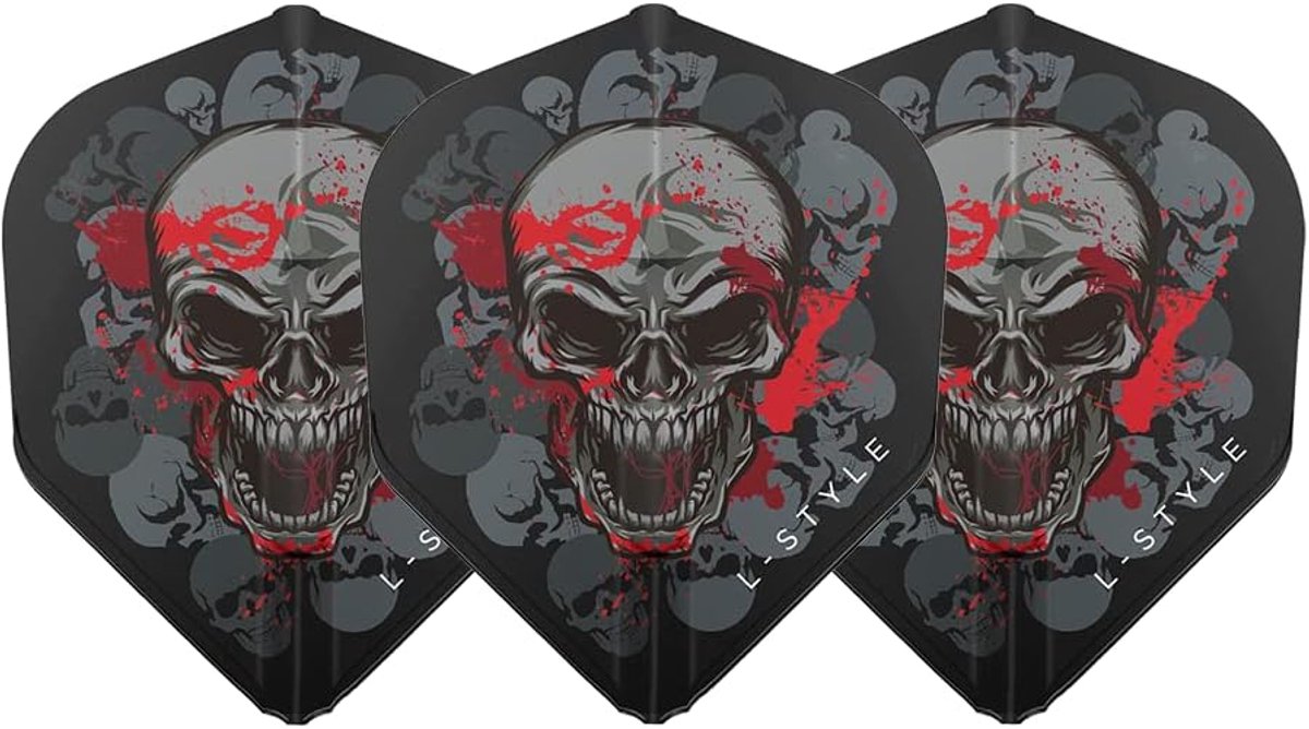 L-style ryan searle player flights l-flights by thor-sports l1 pro l3 pro (1 set l3, ver. 2 black) - ShopVlot