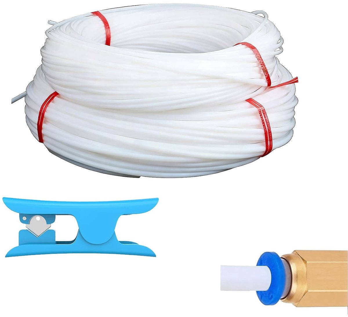 2 Pieces Accessories 3D Print, Teflon Hose Ptfe 4 m, 2mm ID x 4 mm Od, Suitable for Mechanical Engineering - ShopVlot
