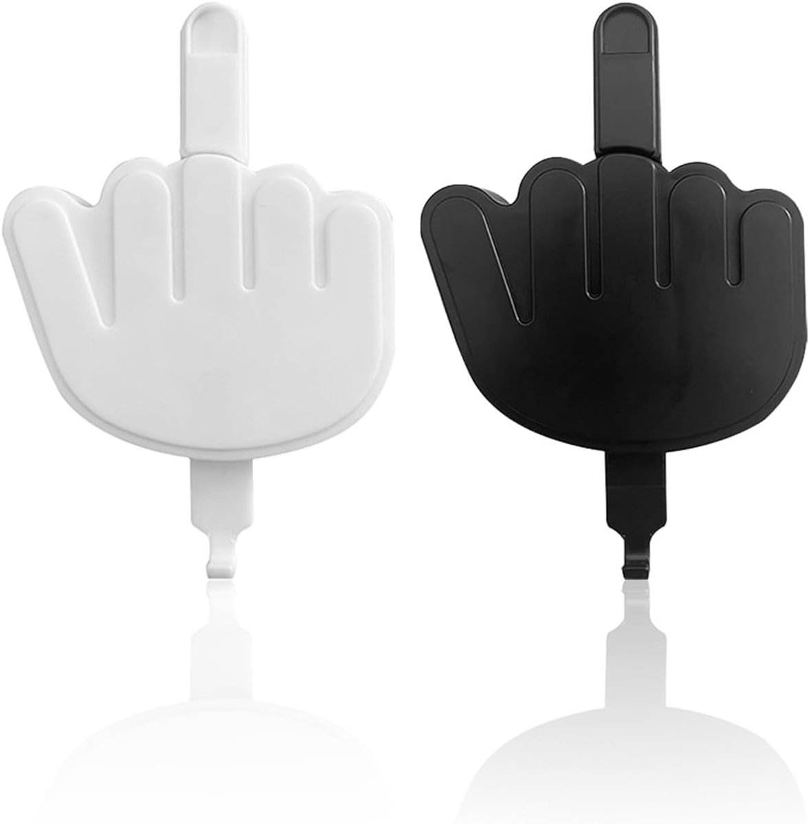 2 Stuks Plastic Opberghaken, Desktop Opberghaken, Zelfklevend En Punchvrij, Geschikt Voor Achter De Deur, Keuken - ShopVlot