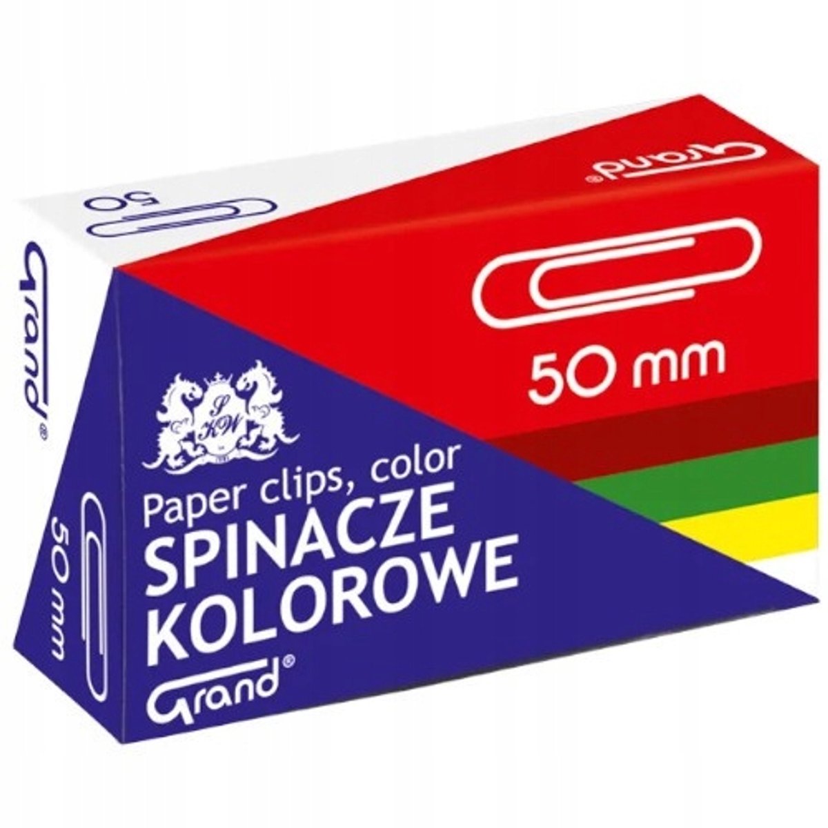 Kleurrijke Paperclips R-50 GRAND - 50 stuks, 50mm