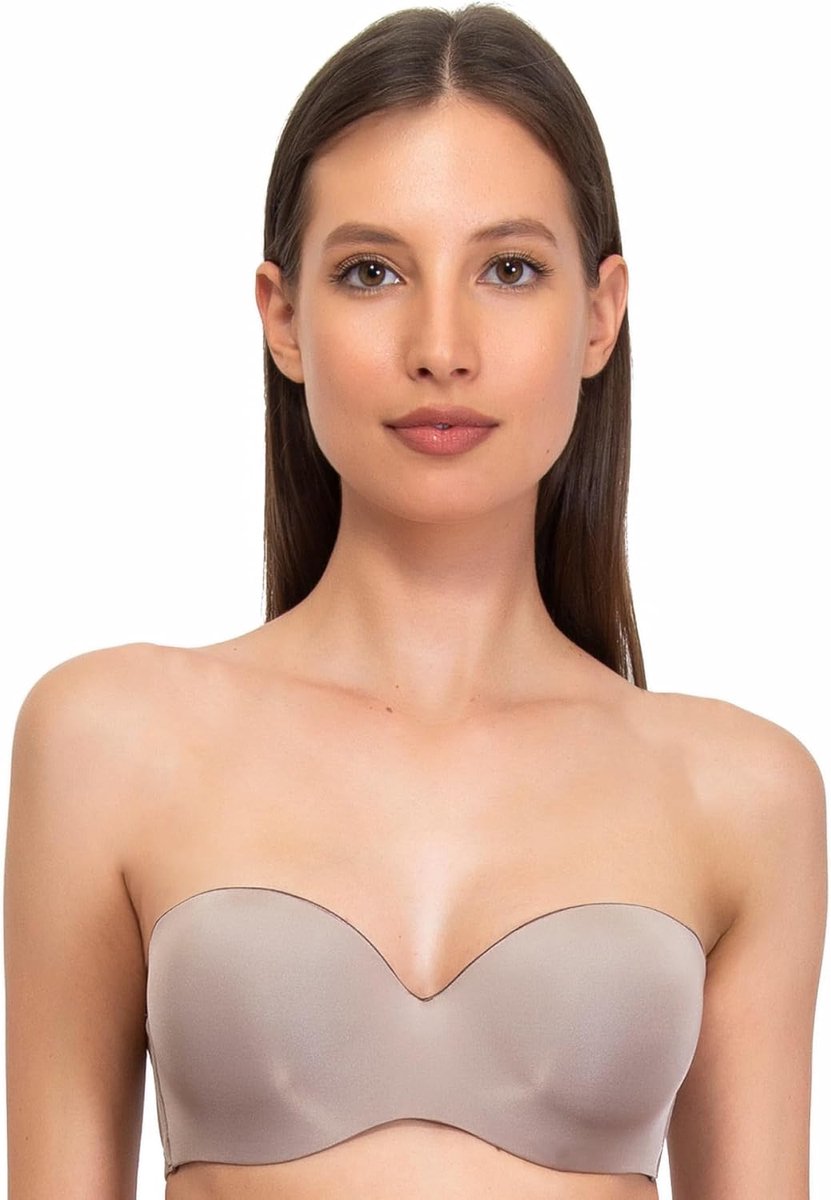 SIèLEI Women's bra art. 1580 Colour: Size and cup of your choice, powder, 75 - ShopVlot