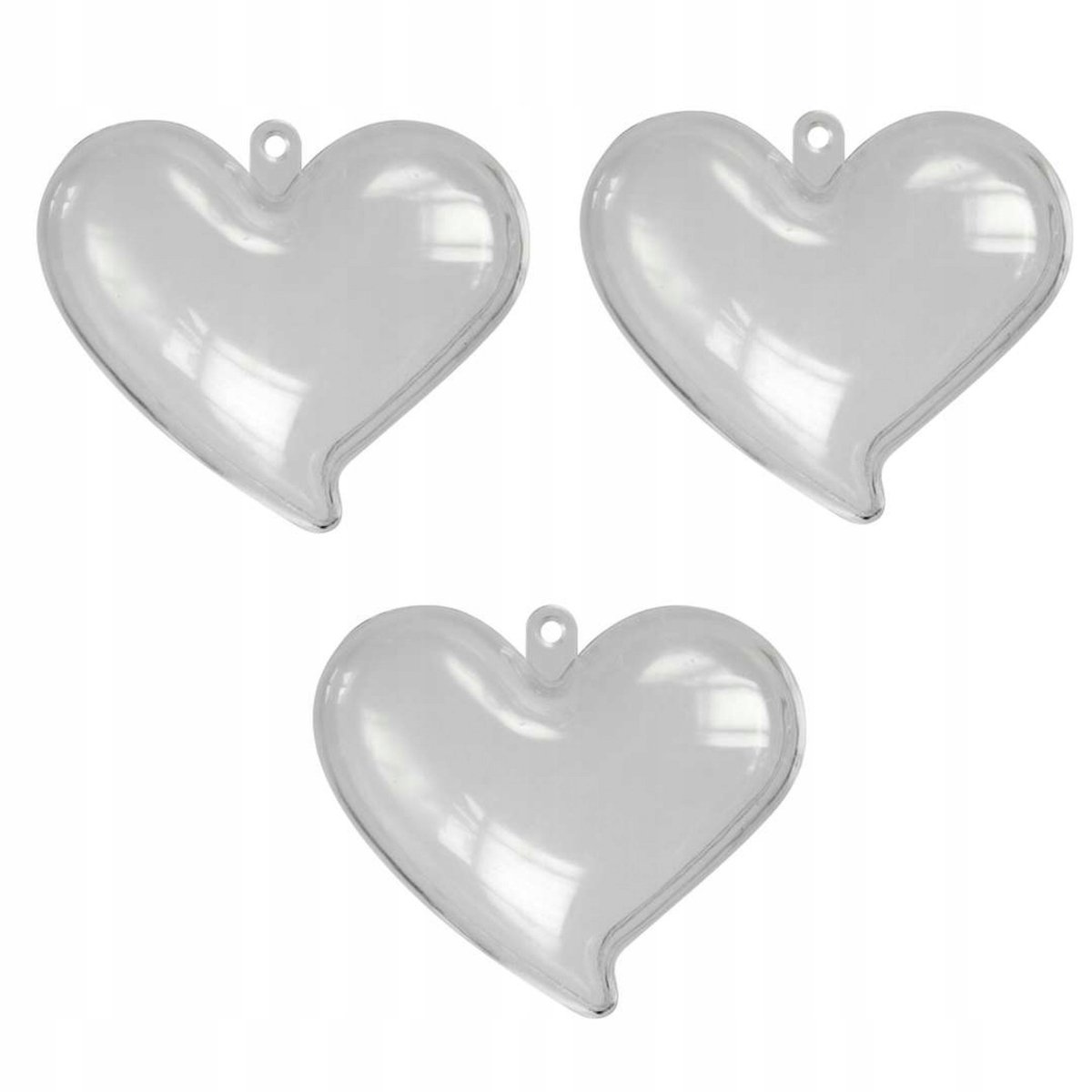 Transparante Acryl Harten - Decoratie voor Elke Gelegenheid (3 stuks)