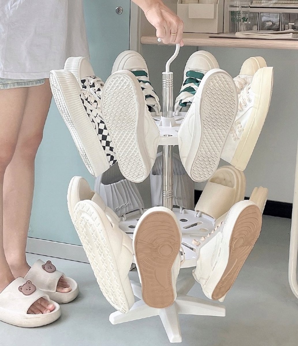 Multifunctionele kledinghanger voor schoenen - Roze