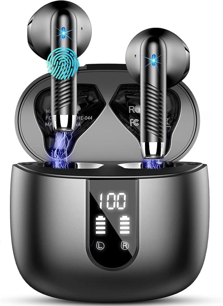 Drsaec Bluetooth 5.4 hoofdtelefoon, in-ear hoofdtelefoon, draadloos, Bluetooth LT117 - ShopVlot