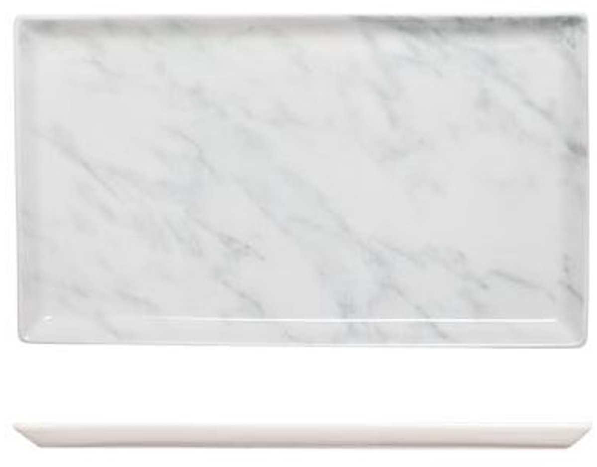 Cosy & Trendy Marble Look Bord Rechth. 30.5x18cm