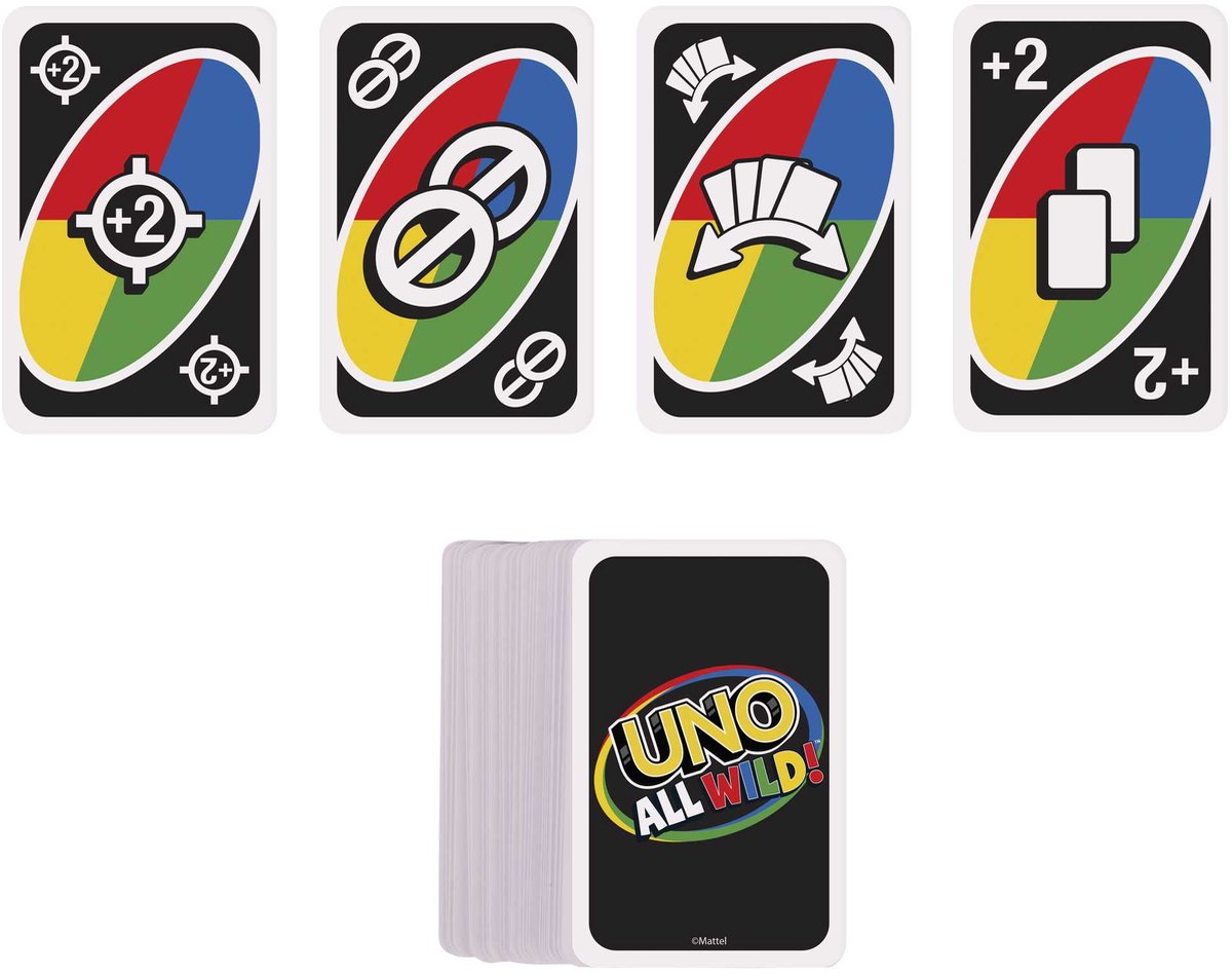 Mattel Games UNO All Wild - Kaartspel — afbeelding 11