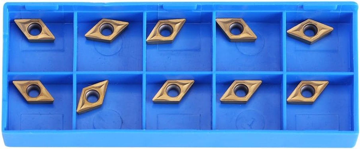 10 Stuks Carbide Wisselplaten voor CNC Draaibank, Draaibank Houder Inserts