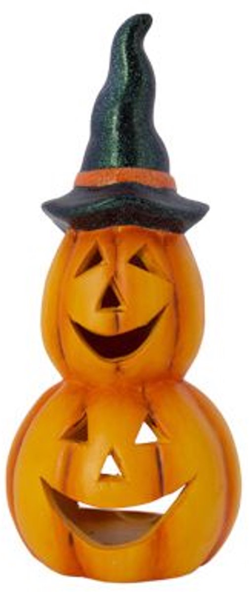 Cosy @ Home Hoed Pumpkin Heads Stacked Oranje 12,5x1