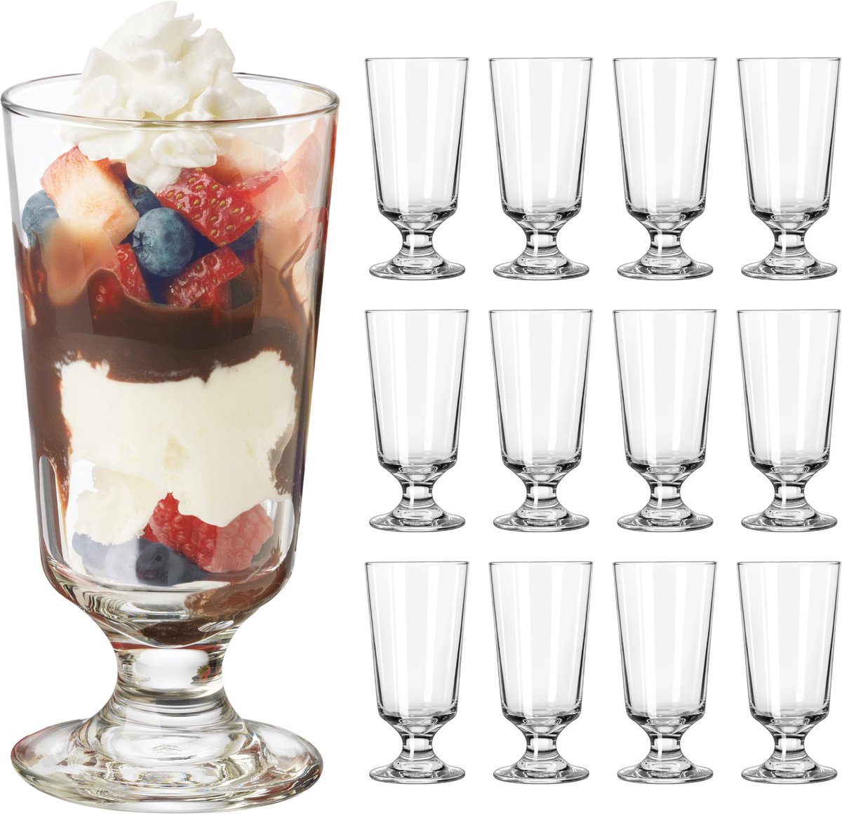 Libbey Embassy Highball Glazen - Drinkglazen Set - Transparant Glas - 296 ml - 12 Stuks