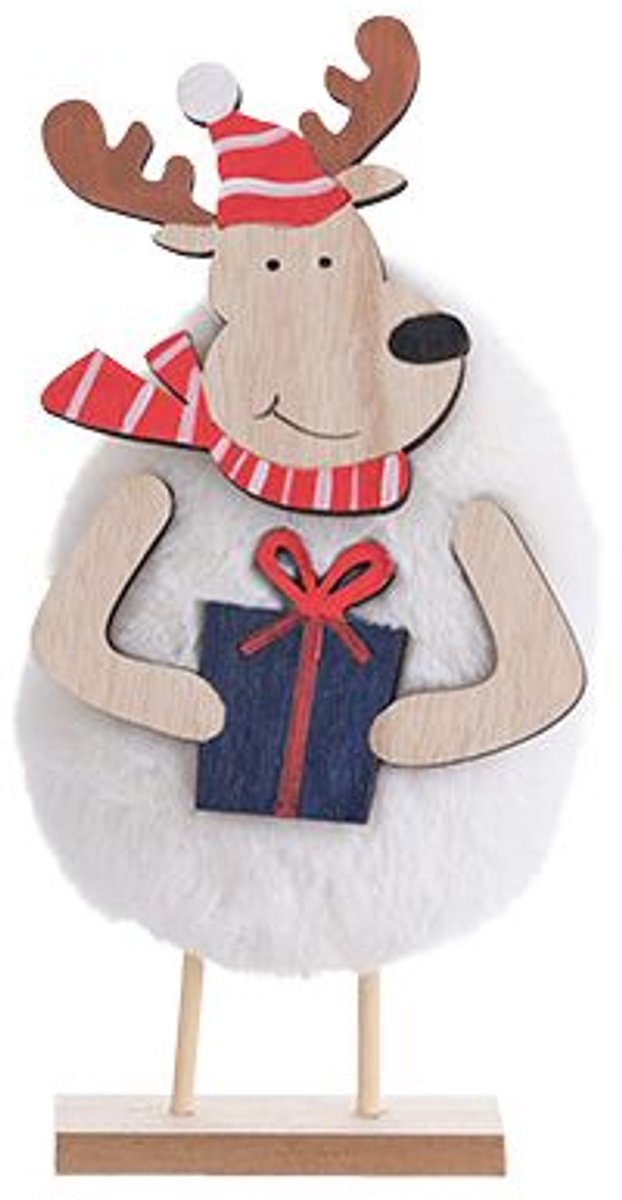 Hert Holding Gift Multi-kleur 20x8,5xh4 ,5cm Hout