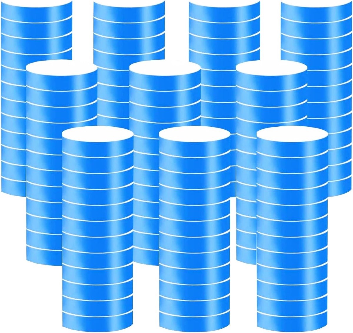 ID-armbanden, 1000 stuks, papieren armbanden voor evenementen, waterdicht, kleurrijke wegwerparmbanden, armbanden voor muziekfeesten, wedstrijden, disco's, Blauw