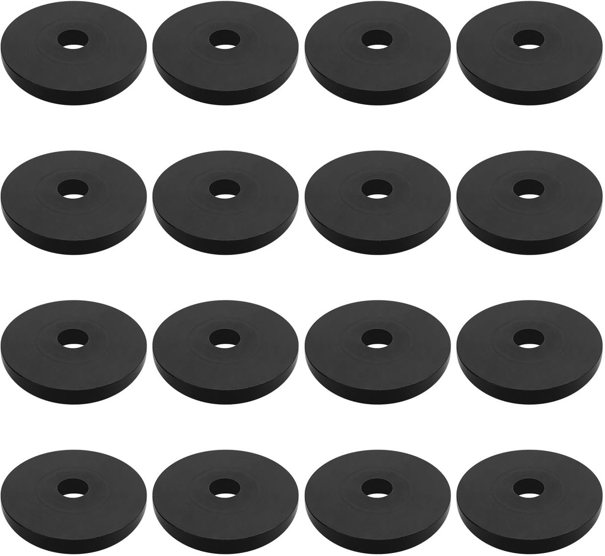 16 stuks rubberen afdichtingen, afstandshulzen, kunststof, M8, 40 mm, buitendiameter 8 mm, binnenkant 5 mm dik, kunststof afstandshulzen, kunststof voor huishouden, auto, container