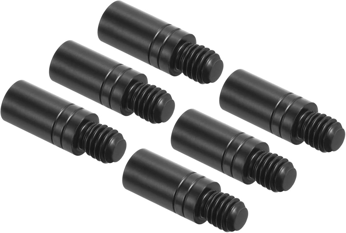 Dart Gewicht Accentuator - Gewichtsregelaar Darts - Gewicht Aanpassen - Koperen Constructie - 12mm Lengte - Zwart