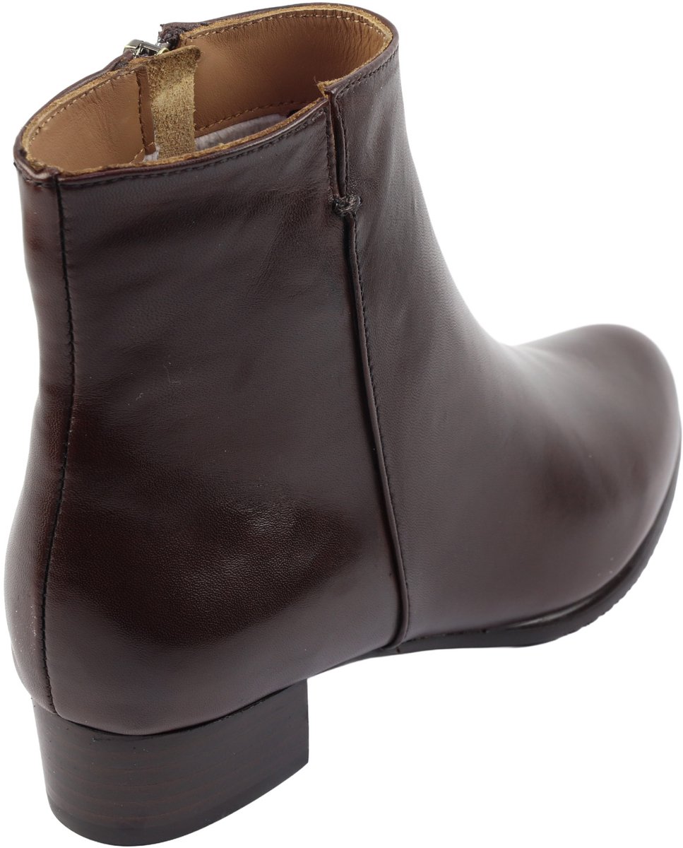 EVERY BODY - Barbara 1165 - Enkellaarzen Vrouwen - donker bruin - 37.5