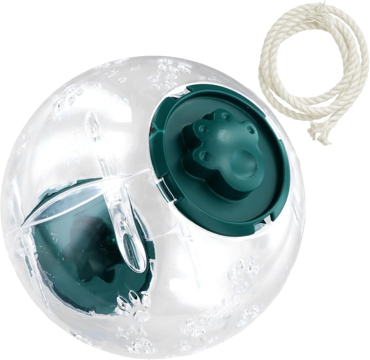 15 cm hamsterbal, transparant, oefenbal voor hamsters, hamsters, oefenbal van kunststof, dier, hamsters, bal voor huisdieren, voor gerbils, cavia's, egeloefeningen (groen)