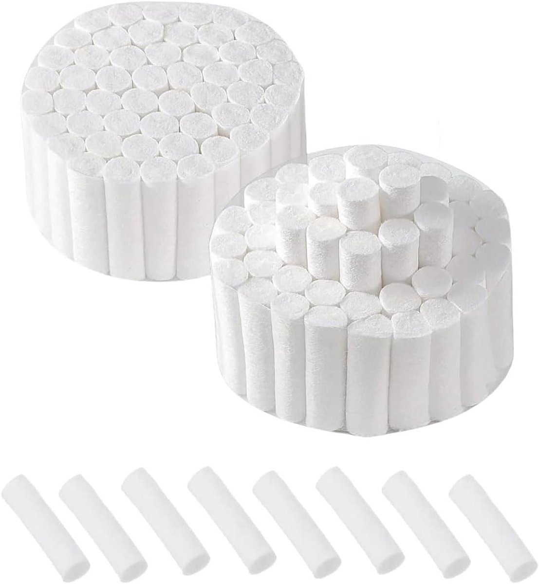 Neusstoppers, 100/200 stuks, tegen neusbloedingen, sterk absorberende wattenrollen, zachte gaasrollen, stopstoppen voor noodgevallen of ongelukken, geschikt voor baby's onder, ∙