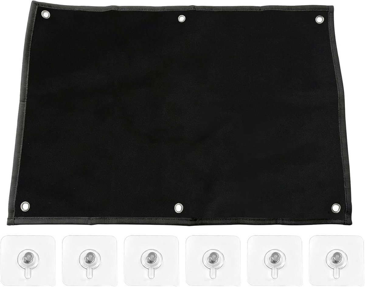 houder 60x45cm opvouwbare display muur met haken ogen