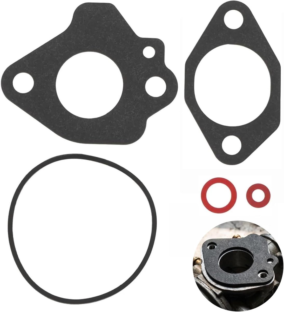 1 set carburateur afdichtingen reparatieset voor Subaru Robin, carburateur afdichtingen, carburateur afdichtingsset voor grasmaaier, compatibel met Subaru compatibel met Robin EX130 EX17 SP170 en EX30