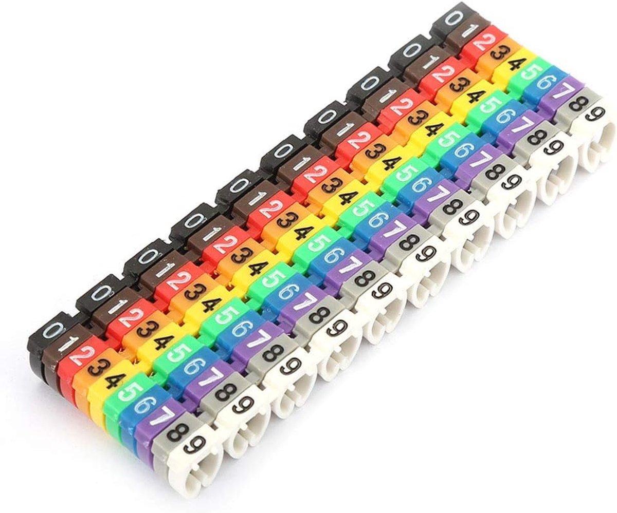 nummer Draadnummer Label draadbuis Markeringsdraad Geschikte gekleurde draad 2-7mm((100st 6mm²))