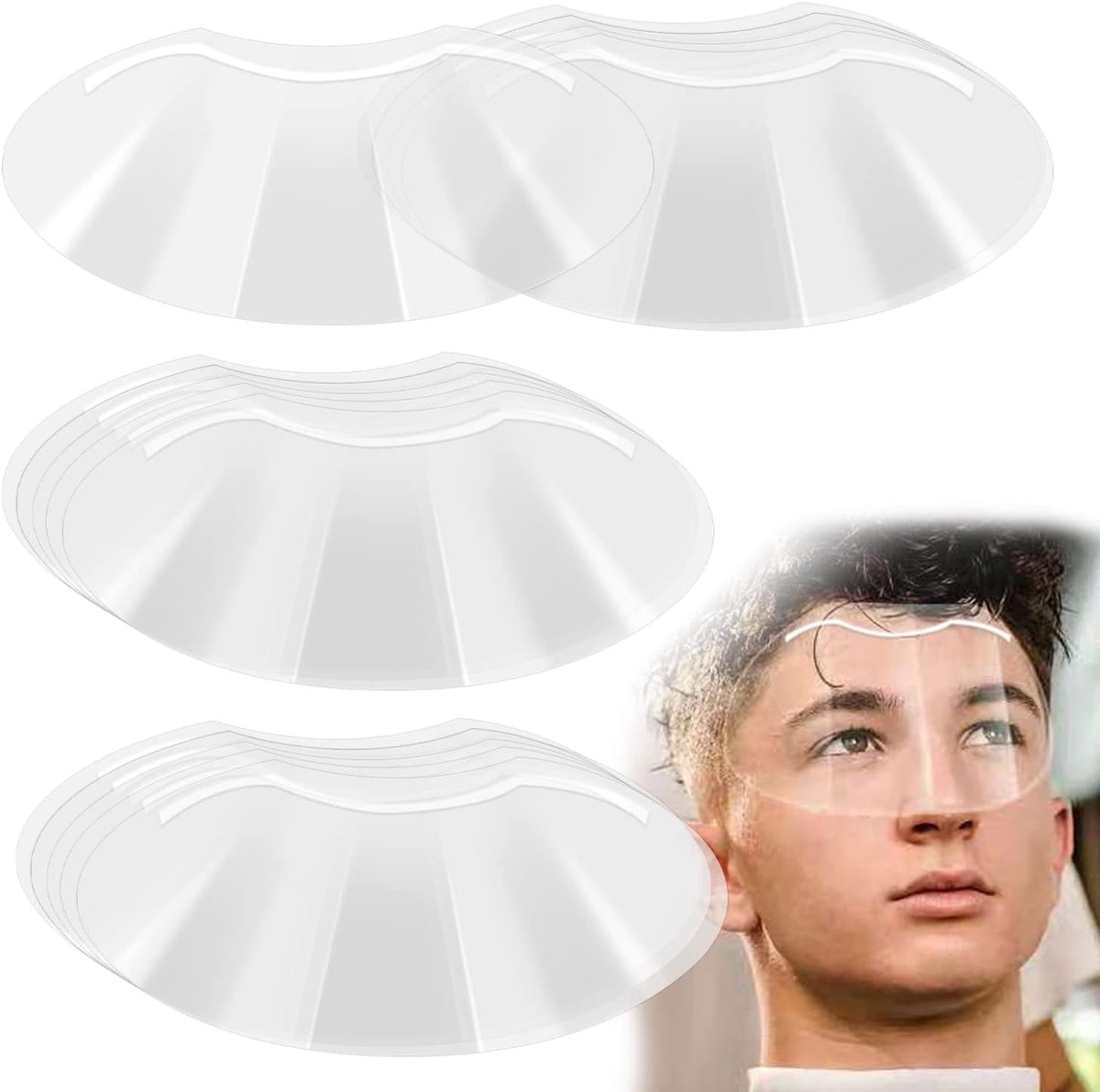 35 stuks oogbeschermingspleister, douche oogbeschermer, zachte heldere oogmasker, kappersbenodigdheden, salonartikelen, geschikt voor permanente make-up, wimperverlenging, oogchirurgie post-care