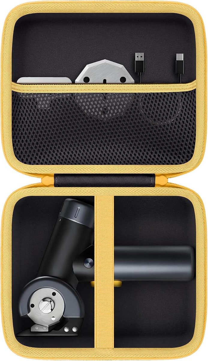 Hard Case voor Fanttik C8 Nano Easyswap elektrische schaar, zwart | EVA Hard Shell Bescherming, Schokbestendige en Stofdichte Opslag, Spatbestendige Buiten, Krasbestendig Interieur