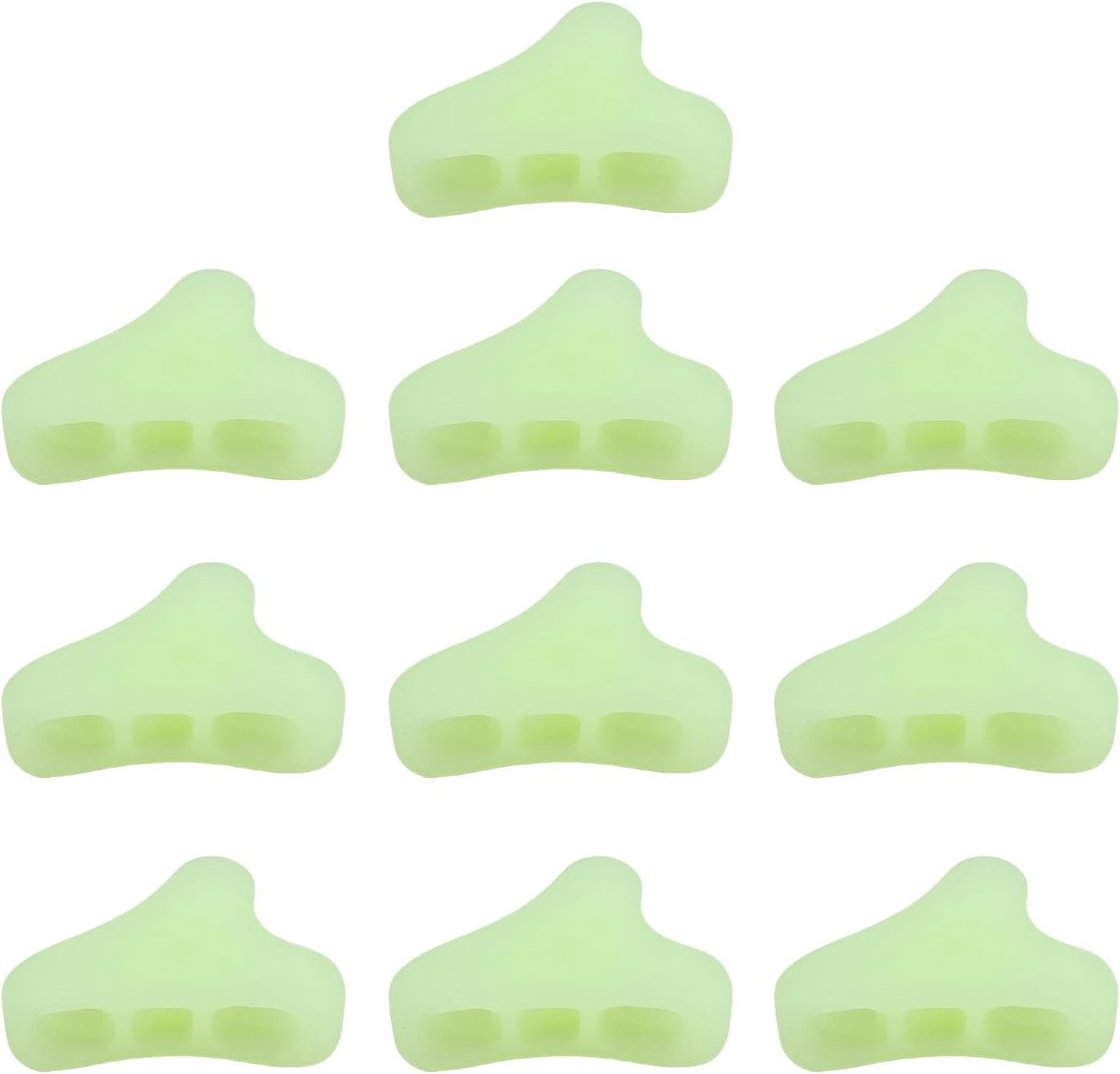 10Pcs Glow Touw Spanner Tent Touw Sluiting CL266 voor 1-3mm Tope 24x14x8mm