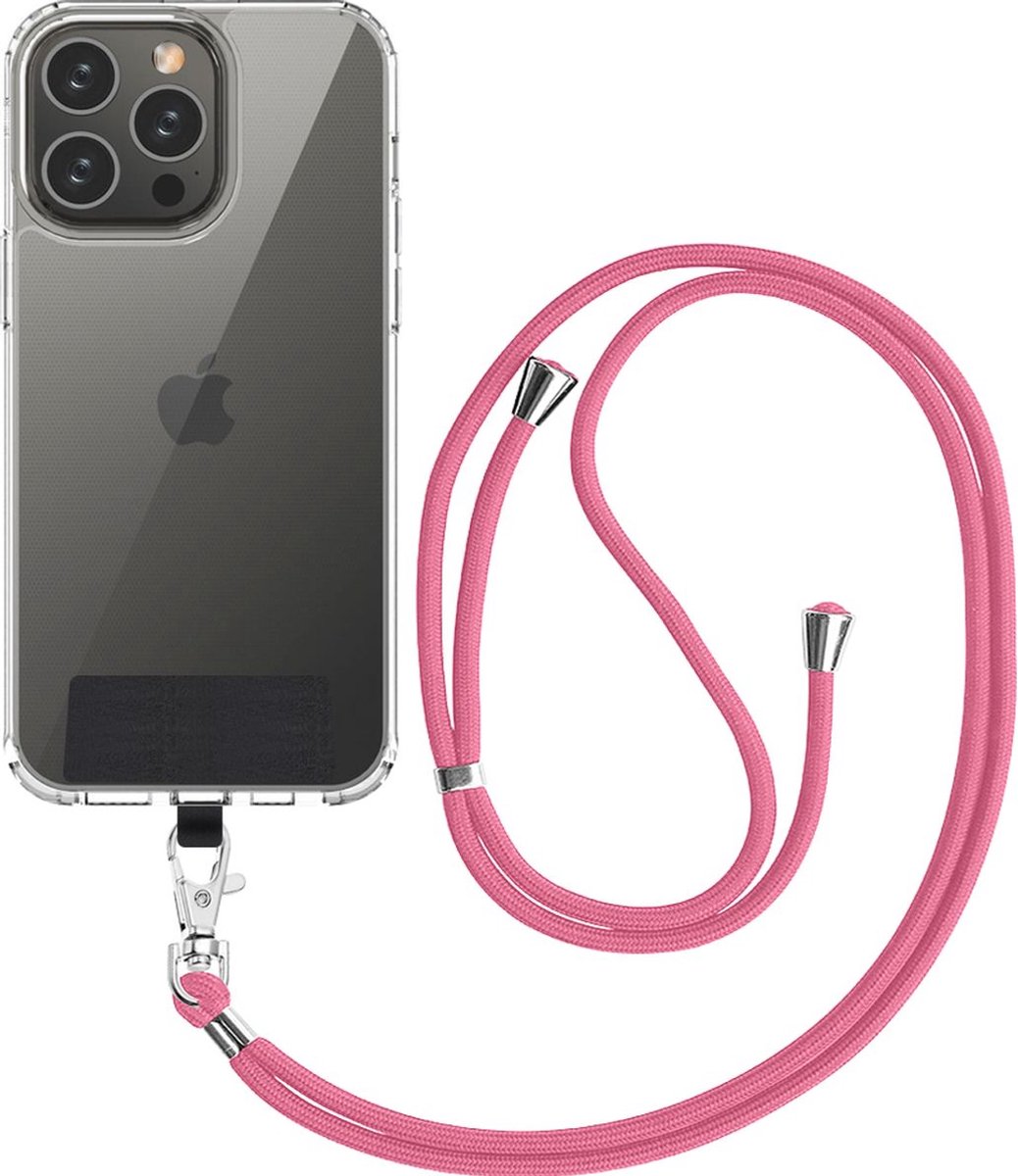 Mobigear Universeel Telefoonkoord Verstelbaar - Roze