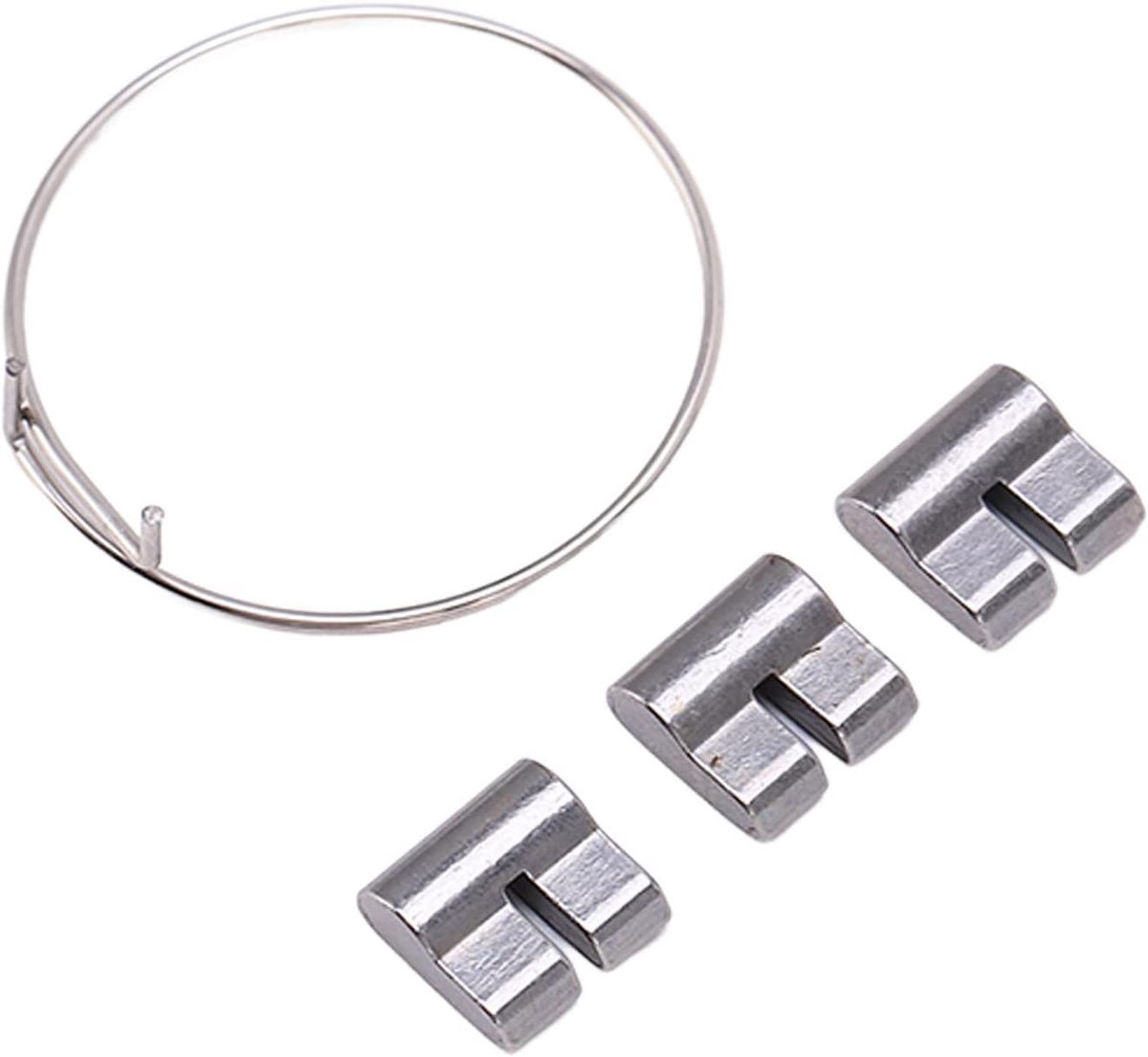 3 Pawl Servi Kit: 3 Pawls Spring Fietsnaaf Pawl Spring Hub Ratchet Pawl Spring Set RVS Chroom Staal Geïntegreerd Ontwerp Hoge Hardheid